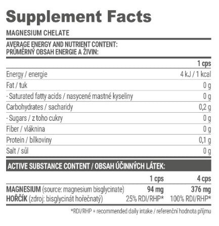 EXTRIFIT Magnesium Chelate - 120 caps