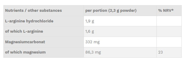 Mammut Arginine powder - 300 gr