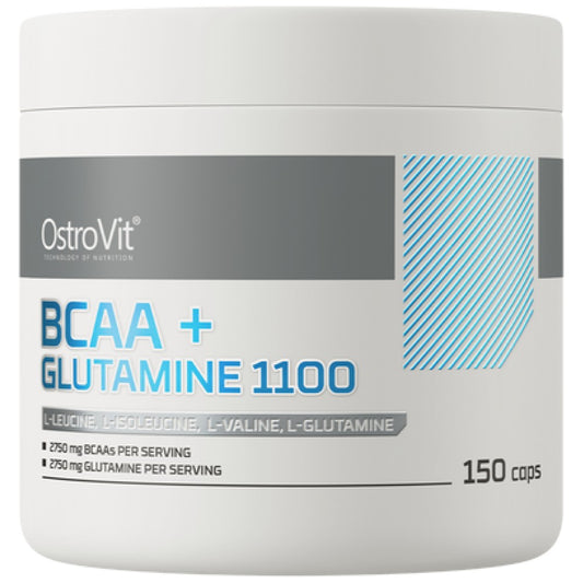OstroVit BCAA + Glutamine 5500 mg - 150 капсули