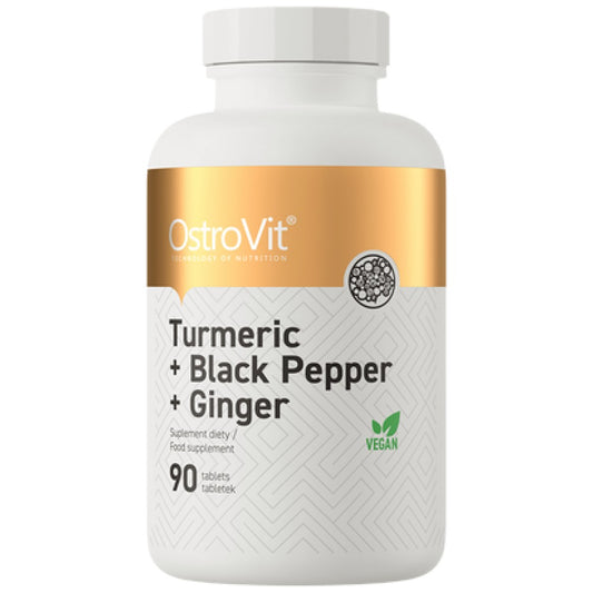 OstroVit Turmeric + Black Pepper + Ginger - 90 Таблетки