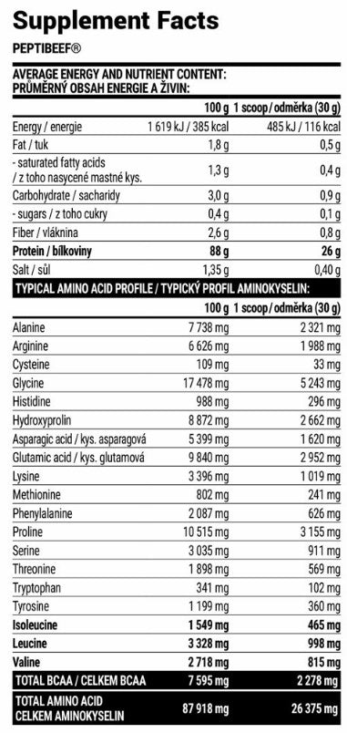 EXTRIFIT Peptibeef - 2000 gr