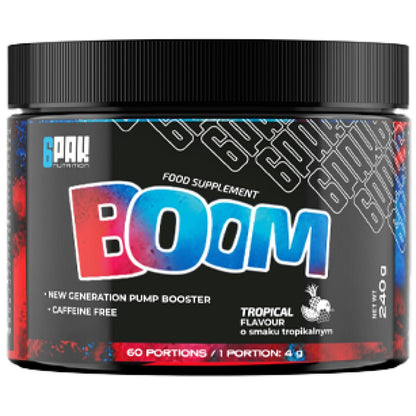 6PAK Nutrition Boom Pre-Workout - 240 г (60 дози)