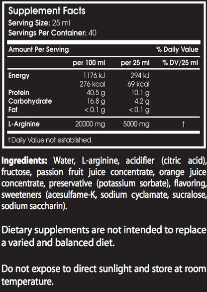 SCITEC Arginine liquid - 1000 ml