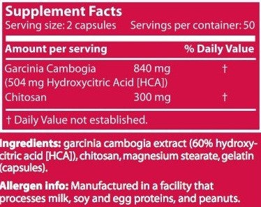 SCITEC HCA-Chitosan - 100 caps