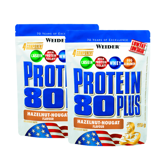СТАК 2 бр Protein 80 Plus - 500 gr