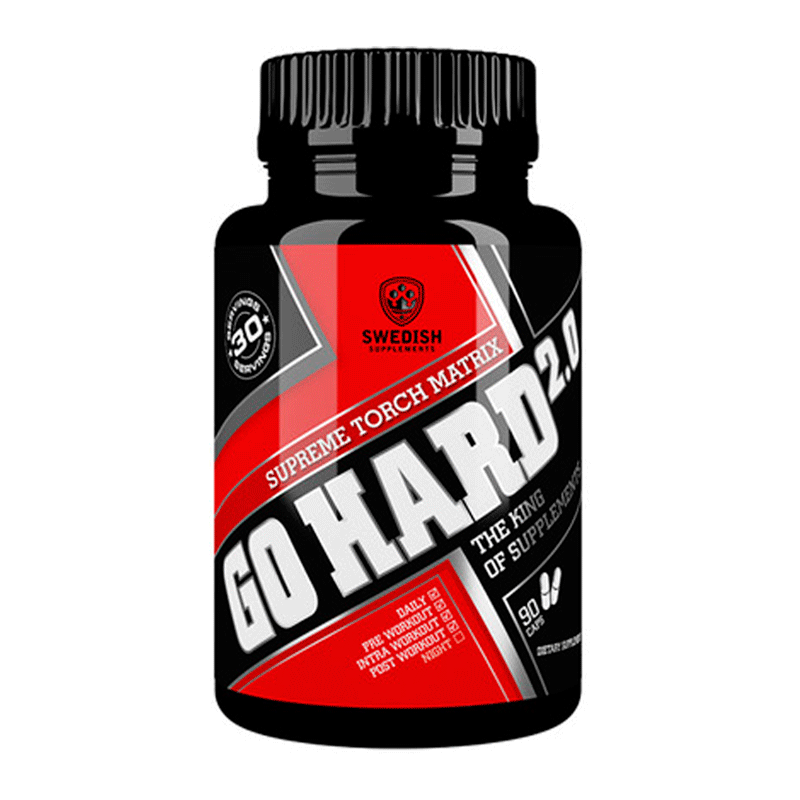 SWEDISH Supplements Go Hard 2.0 - 90 caps