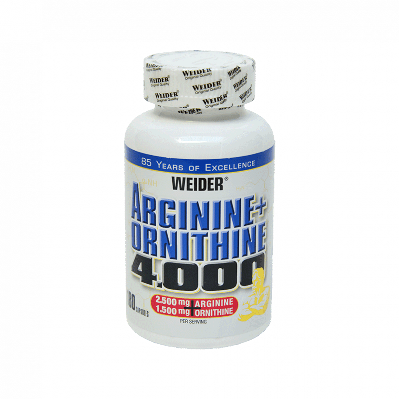 WEIDER Arginine Plus Ornitine 4000 - 180 caps