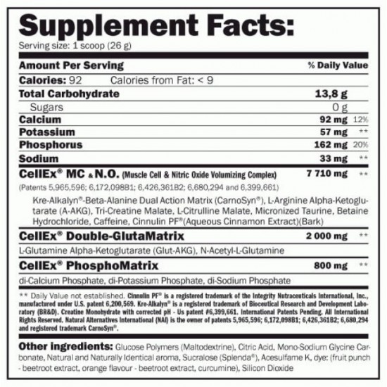 AMIX CellEx ® Unlimited Powder - 1040 gr + Shaker