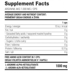 EXTRIFIT Arginine AKG 1000 mg - 100 caps