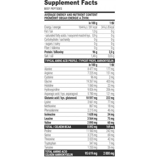 EXTRIFIT Beef Peptides - 300 tab