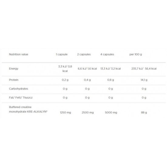 Olimp Kre-Alkalyn 2500 mg mega caps - 120 caps