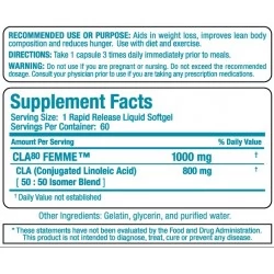 AllMax CLA 80 Femme - 60 caps