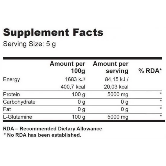 BIOTECH USA 100% L-Glutamine - 240 gr