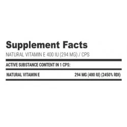 EXTRIFIT Vita E 400 IU - 100 caps