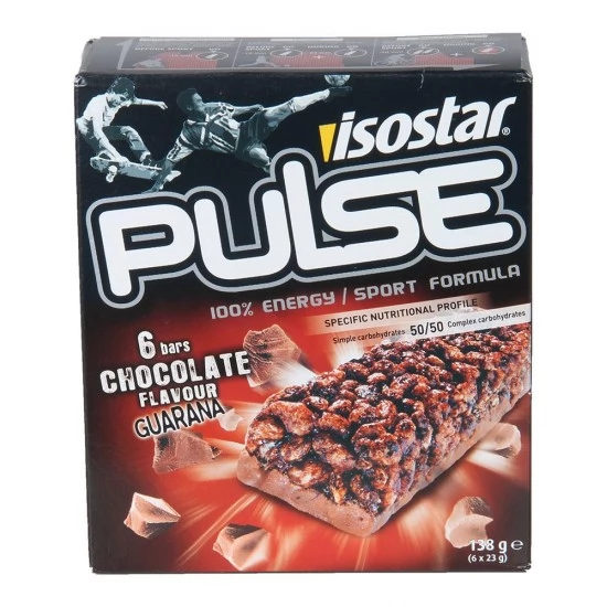 ISOSTAR Pulse Energy Bars - 6 x 23 gr